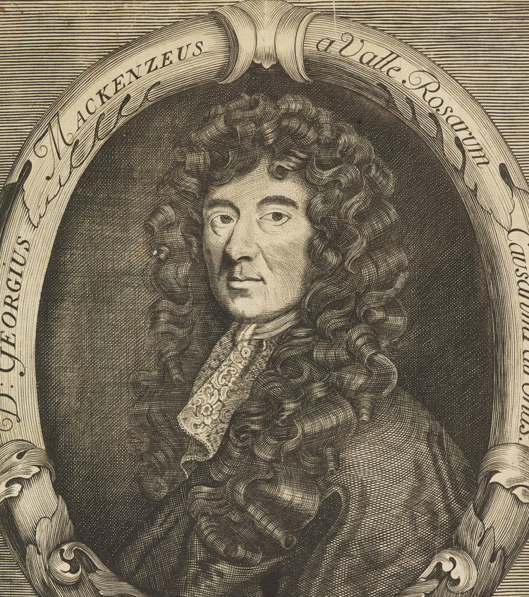 Sir George Mackenzie, 1636 - 1691. Founder of the Advocates' Library